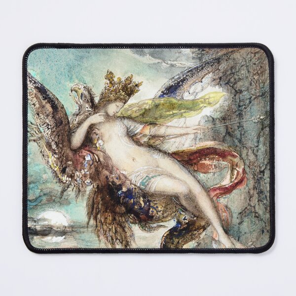 Item preview, Woman on a Griffon - Gustave Moreau Femme sur un Griffon designed and sold by forgottenbeauty.