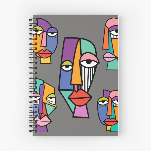 Item preview, Modern Geometric Faces Collage designed and sold by MTacher.
