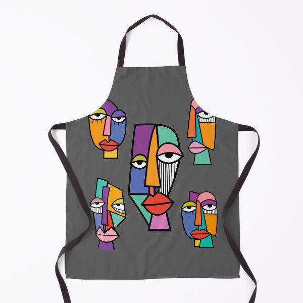 Item preview, Modern Geometric Faces Collage designed and sold by MTacher.