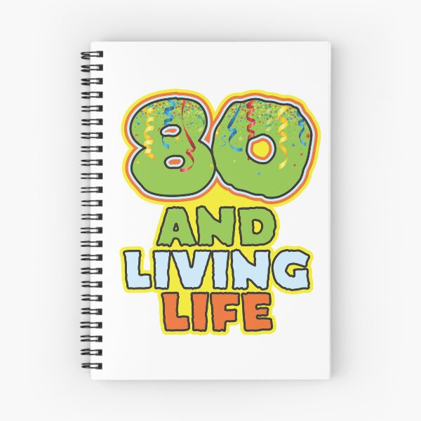 Item preview, 80 and Living Life - Funny 80th Birthday Celebration designed and sold by PCStudio57.