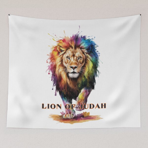 Item preview, Revelation 5:5 Bible Verse Lion of Judah Christian Faith Gift for Believers designed and sold by BLESSEDBRUSH.