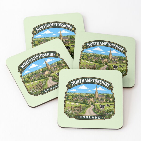 Item preview, Northamptonshire, England - Countryside Travel Scene designed and sold by Myra365Art.