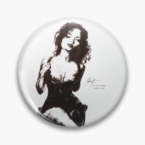 Item preview, Pen Print of Woman designed and sold by jadexjournal.