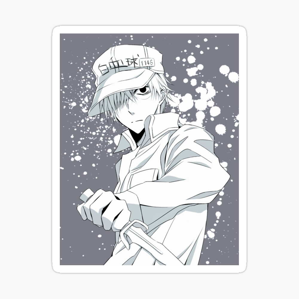 White Blood Cell  Hataraku Saibou (Cells at Work) iPad Case