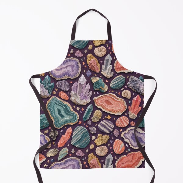 Item preview, Geological Treasures Seamless Pattern designed and sold by VerdantStudio.