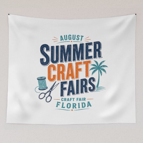 Item preview, Florida August Summer Craft Fair Design designed and sold by Combat Skies.