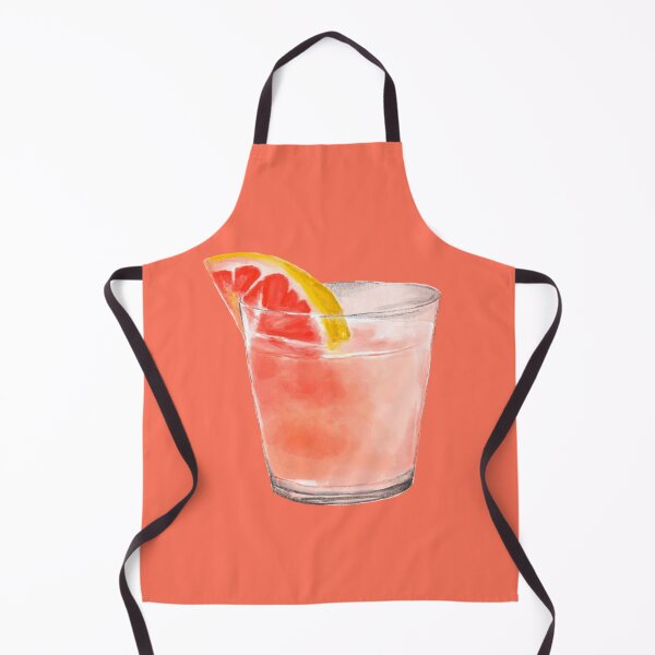 Item preview, Pink Grapefruit Cocktail | Watercolor Citrus Drink | Summer Aesthetic Art | Coastal Cocktail Illustration designed and sold by NOUURRRR.