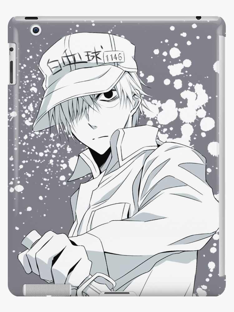 White Blood Cell  Hataraku Saibou (Cells at Work) iPad Case