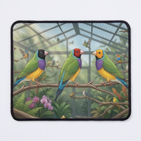 Item preview, Gouldian Finch head colours in an Aviary designed and sold by Gouldian Care.