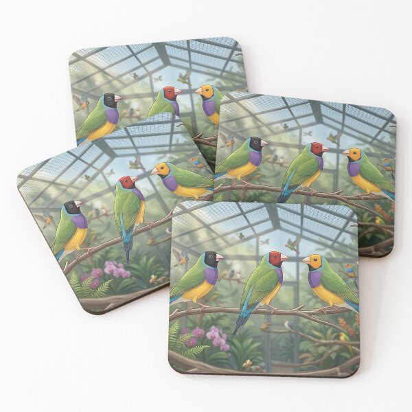 Item preview, Gouldian Finch head colours in an Aviary designed and sold by Gouldian Care.