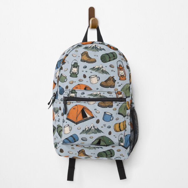 Item preview, Campfire Gear Seamless Pattern designed and sold by VerdantStudio.