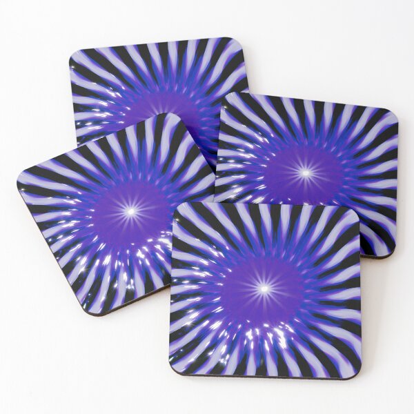 Item preview, Violet Cosmic Mandala Starburst designed and sold by bubblegoth.