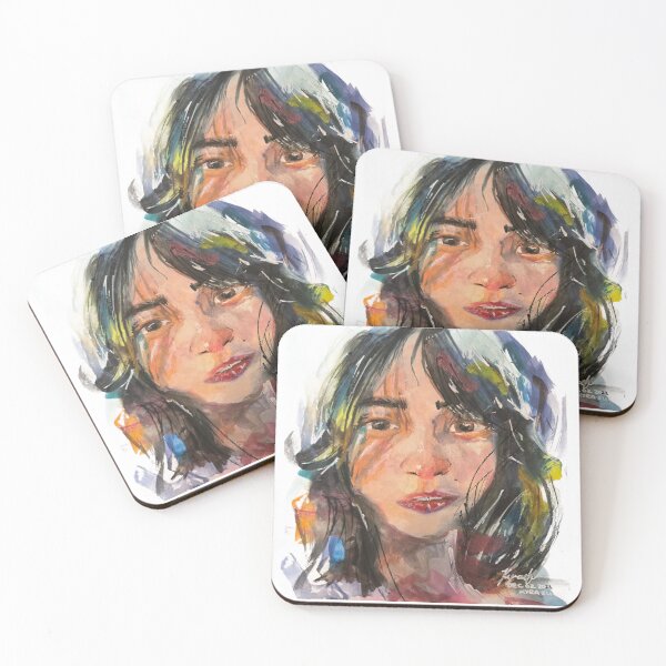 Item preview, Watercolour Print of Abstract Lady designed and sold by jadexjournal.