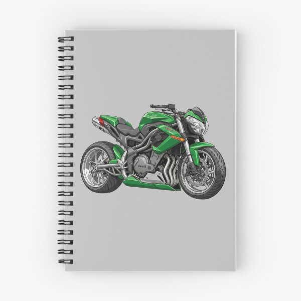 Item preview, Benelli TNT 1130 Green Italian Naked Sportbike Illustration designed and sold by Motorline44.