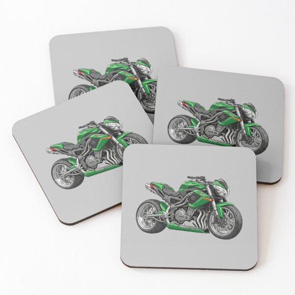 Item preview, Benelli TNT 1130 Green Italian Naked Sportbike Illustration designed and sold by Motorline44.