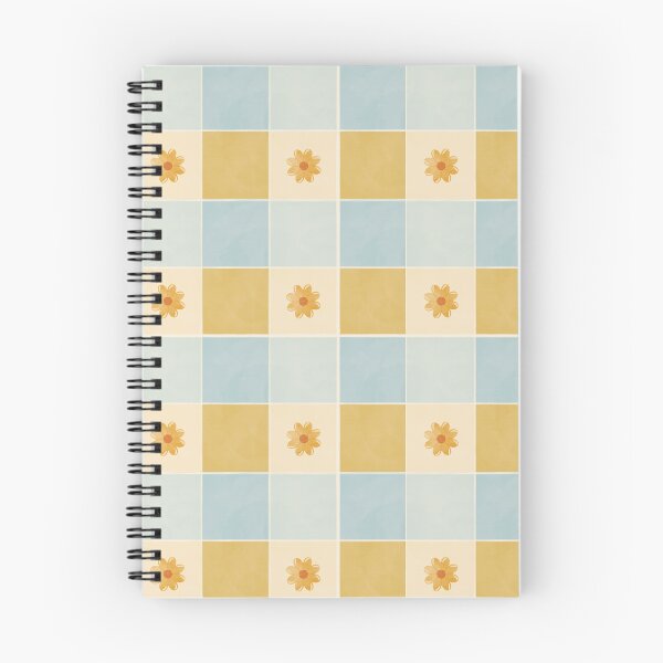 Item preview, Buttercup Checks | Retro Floral Checkerboard Pattern designed and sold by WEBiC-ART Creative Studio.