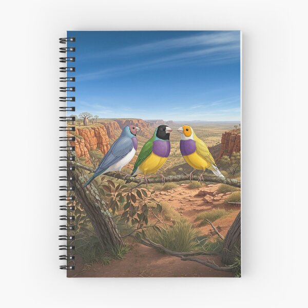 Item preview, Gouldian Finch mutations in the Kimberley (1) designed and sold by Gouldian Care.