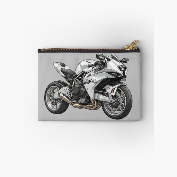 Item preview, Bimota Tesi H2 White Supercharged Italian Superbike Illustration designed and sold by Motorline44.