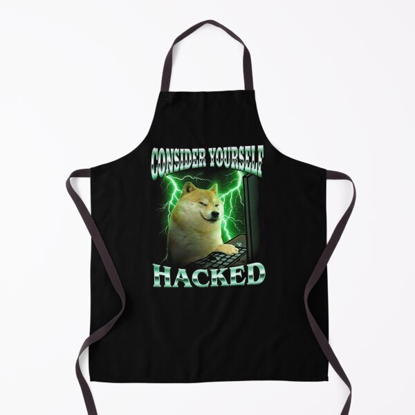 Item preview, Shiba Inu Hacker Shirt Funny Dog Meme T-Shirt Consider Yourself Hacked Tee Cyber Security Tech Humor Top Gift for Programmer Coder[Black Shirt Only] designed and sold by Off-Road-Zone.