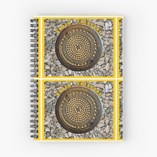 Item preview, Under Pressure Funny Metal Manhole Cover Urban Industrial T-Shirt designed and sold by JurateArt-DK.