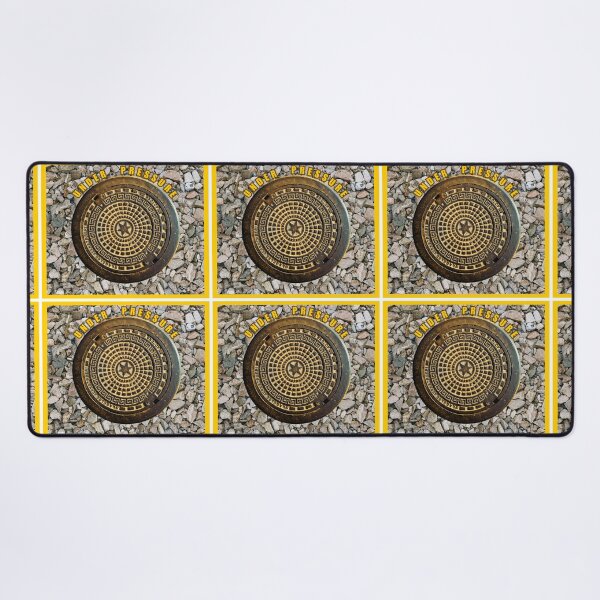 Item preview, Under Pressure Funny Metal Manhole Cover Urban Industrial T-Shirt designed and sold by JurateArt-DK.