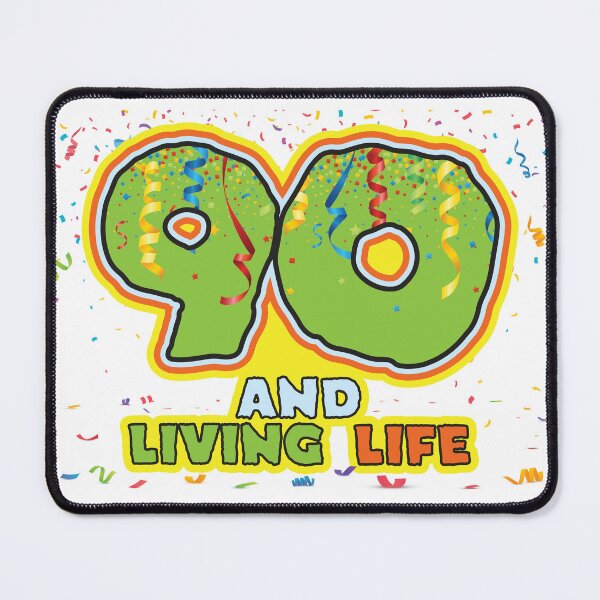Item preview, 90 and Living Life - Funny 90th Birthday Celebration designed and sold by PCStudio57.