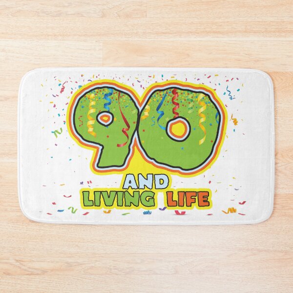 Item preview, 90 and Living Life - Funny 90th Birthday Celebration designed and sold by PCStudio57.