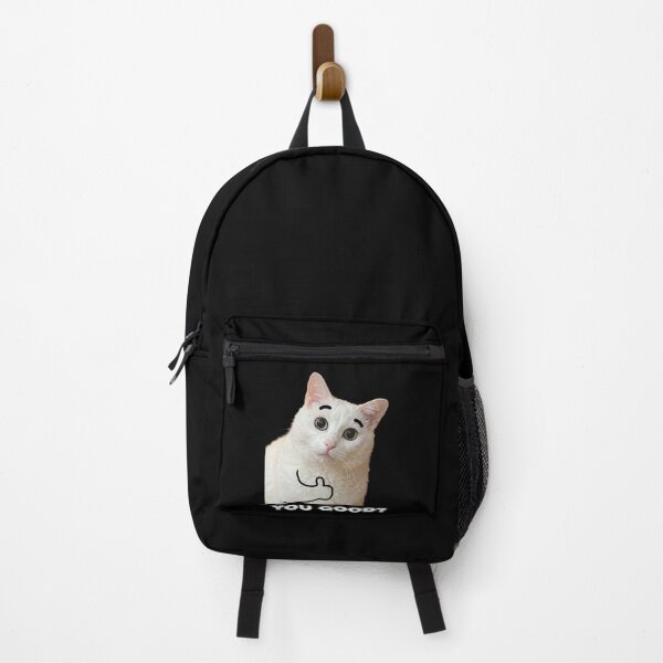 Item preview, You Good Cat Shirt Funny White Cat Meme T-Shirt Thumbs Up Cat Tee Relatable Humor Shirt Cat Lover Gift Sarcastic Cat Top [Black Shirt Only] designed and sold by Off-Road-Zone.