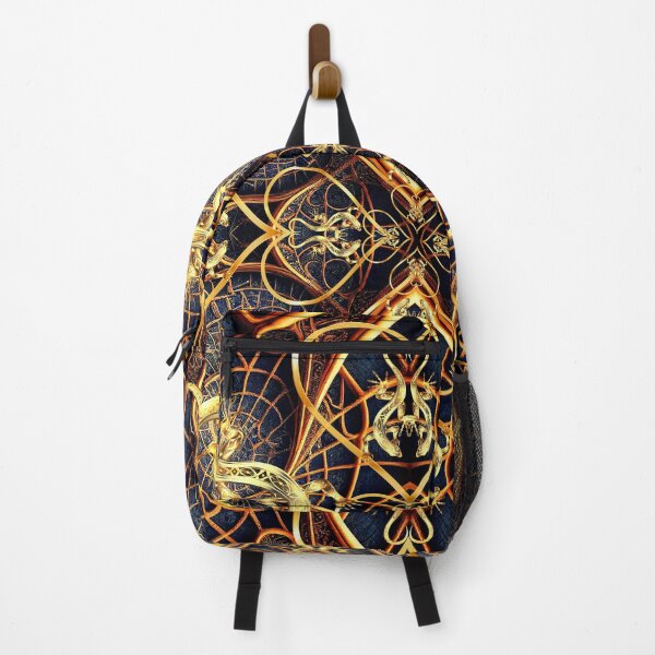 Item preview, Golden Heart Lizard Mandala Fractal designed and sold by chantalittah.