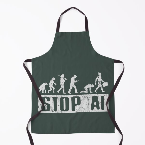 Item preview, No AI / Anti-AI Symbol - STOP AI designed and sold by Frank J. Art.