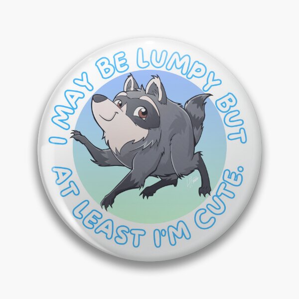 Item preview, Lumpy but Cute - Jimothy the raccoon designed and sold by artbylisahall.