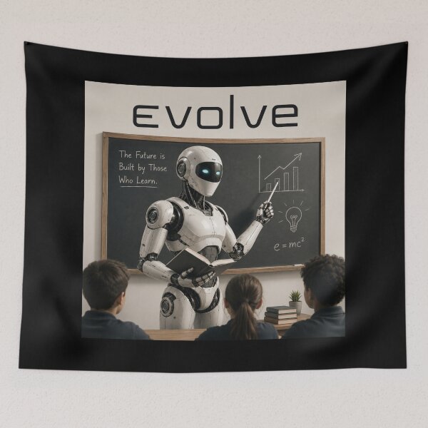 Item preview, Copy of Humanoid Robot Evolution T-Shirt | Future of AI & Human Innovation designed and sold by TEEJAMBOREE.