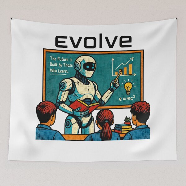 Item preview, Humanoid Robot Evolution T-Shirt | Future of AI & Human Innovation designed and sold by TEEJAMBOREE.
