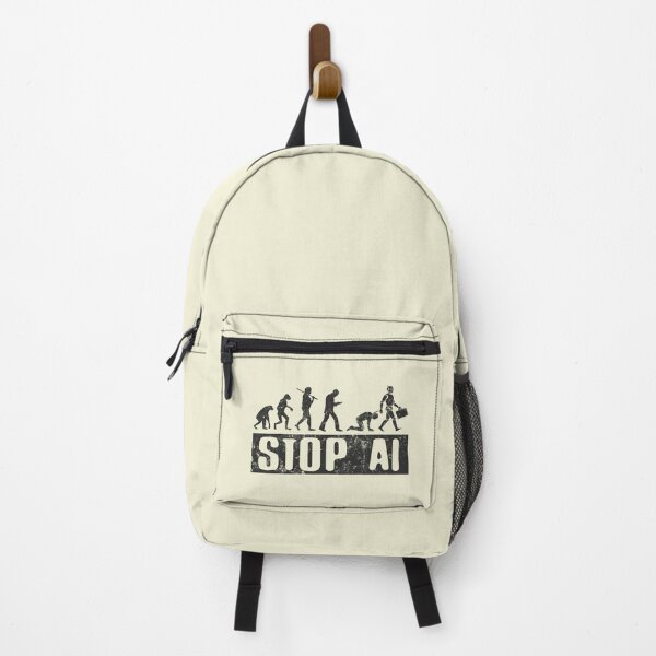 Item preview, No AI / Anti-AI Symbol - Evolution designed and sold by Frank J. Art.