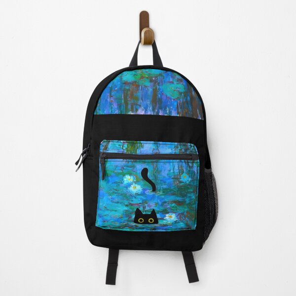 Item preview, Monet Water Lilies | Monet Waterlily Cat Prints designed and sold by PurrfectHome.