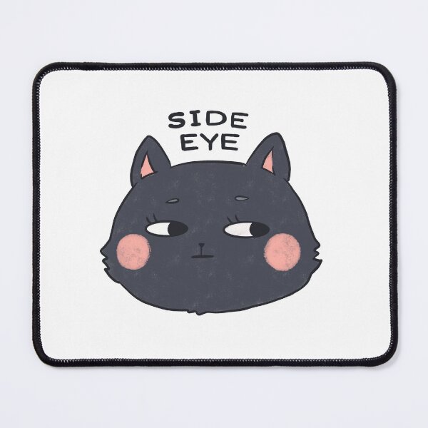 Item preview, Side Eye Black Cat - Funny Sassy Kitten Meme Sticker designed and sold by Hannah Kalma.