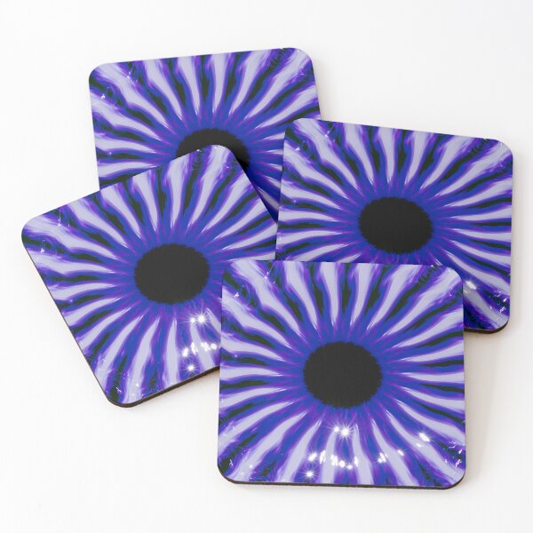 Item preview, Electric Violet Daisy Starburst designed and sold by bubblegoth.
