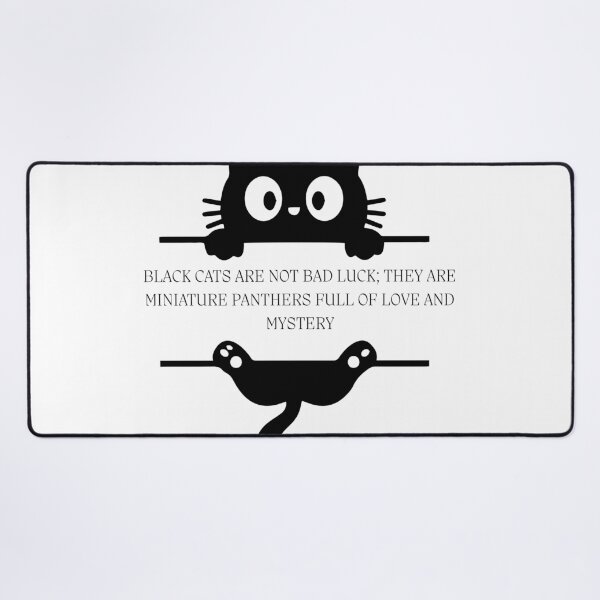 Item preview, Black cats are not bad luck; they are miniature panthers full of love and mystery designed and sold by roma252.