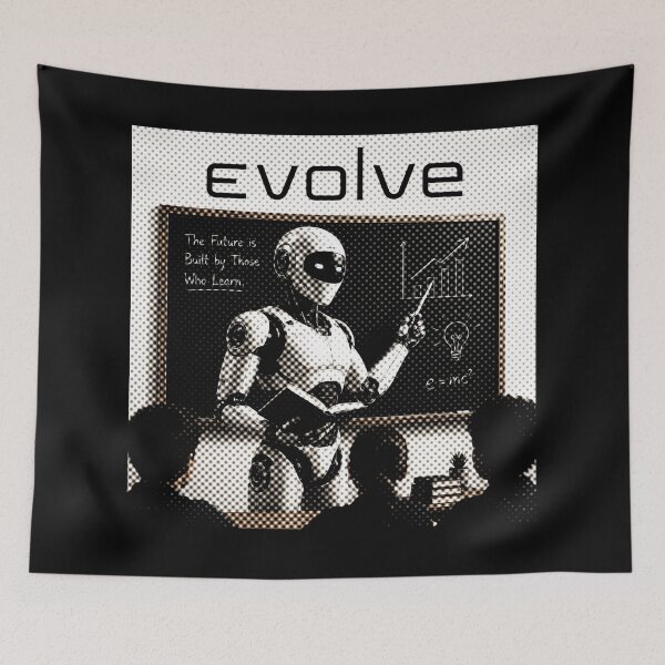 Item preview, Humanoid Robot Evolution T-Shirt | Future of AI & Human Innovation designed and sold by TEEJAMBOREE.