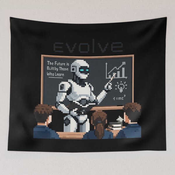 Item preview, Humanoid Robot Evolution T-Shirt | Future of AI & Human Innovation designed and sold by TEEJAMBOREE.