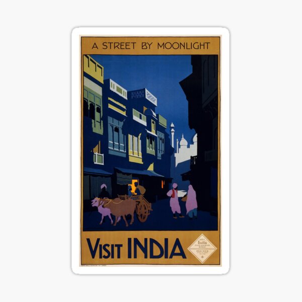 Aperçu de l'œuvre Publicité de voyage de minuit pour l'Inde créée et vendue par Dimensionality.