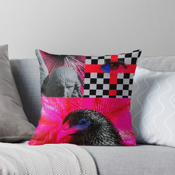 Item preview, Neon Gothic Raven Angel Collage designed and sold by bubblegoth.