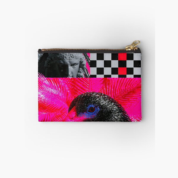Item preview, Neon Gothic Raven Angel Collage designed and sold by bubblegoth.
