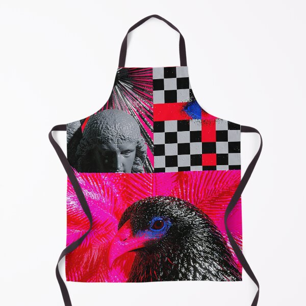 Item preview, Neon Gothic Raven Angel Collage designed and sold by bubblegoth.