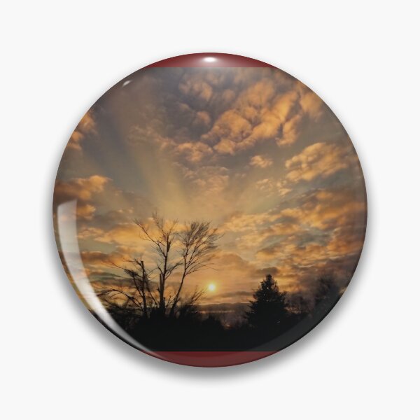 Item preview, Golden Serenity | Sunset Through the Trees Nature Photography designed and sold by EACS Photo.