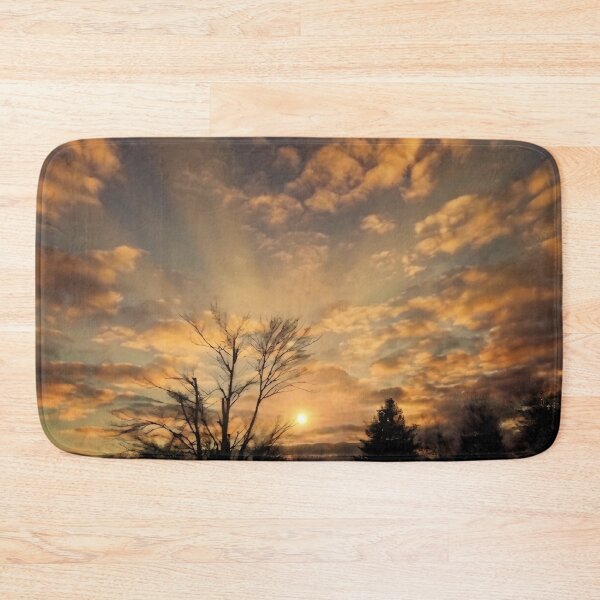 Item preview, Golden Serenity | Sunset Through the Trees Nature Photography designed and sold by EACS Photo.