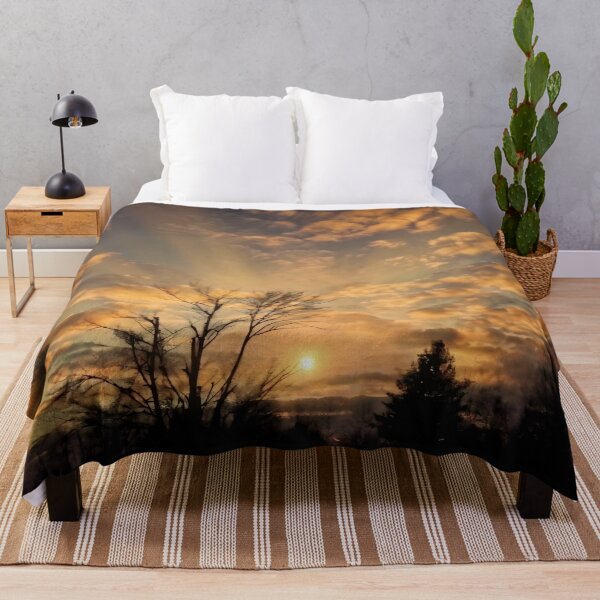 Item preview, Golden Serenity | Sunset Through the Trees Nature Photography designed and sold by EACS Photo.