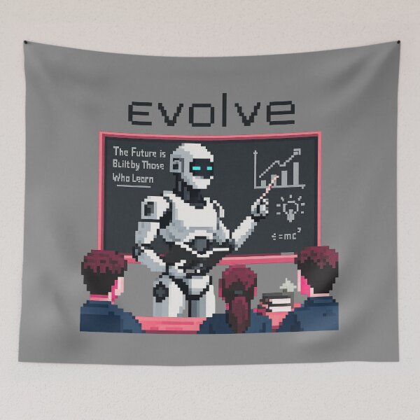 Item preview, Humanoid Robot Evolution T-Shirt | Future of AI & Human Innovation designed and sold by TEEJAMBOREE.