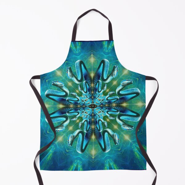 Item preview, Blue Snake Mandala Fractal designed and sold by chantalittah.