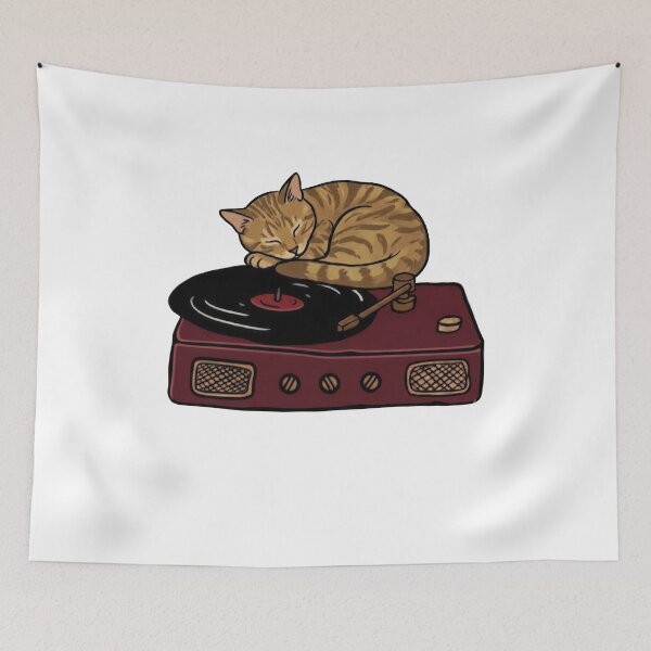 Item preview, Sleeping Cat Vinyl designed and sold by annaarthk.